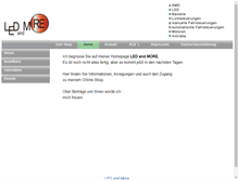 Tablet Screenshot of ledandmore.net